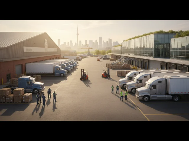RTSI logistics operations in Toronto representing company growth from the 1990s to today